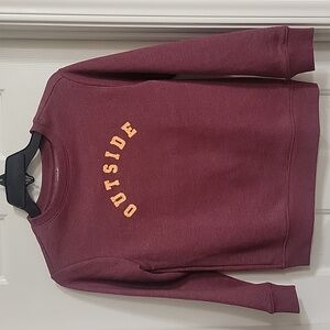 NWOT Boys Long Sleeve Sweatshirt.  Size M(8). Color Burgundy